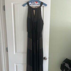 London Times long black dress worn once.